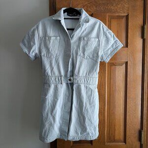 Lioness Light Wash Denim Dress